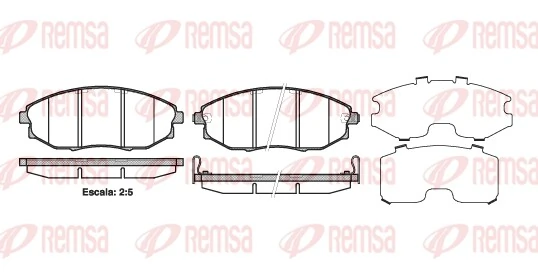 Brake Pad Set, disc brake 1223.02