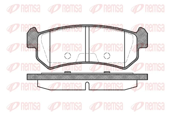 Brake Pad Set, disc brake 1048.00
