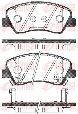 Brake Pad Set, disc brake 1488.02