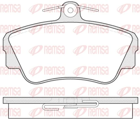 Brake Pad Set, disc brake 0309.00