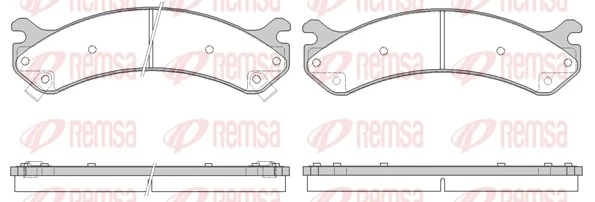 Brake Pad Set, disc brake 0756.02