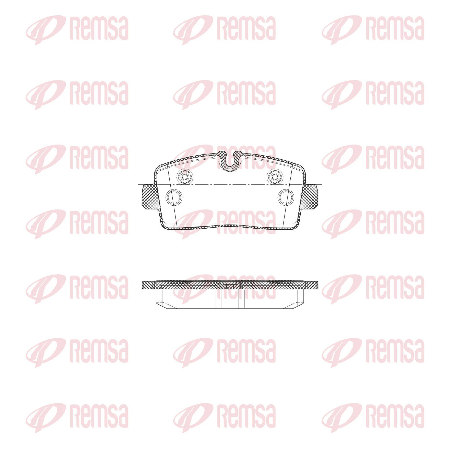 Brake Pad Set, disc brake X2005.00