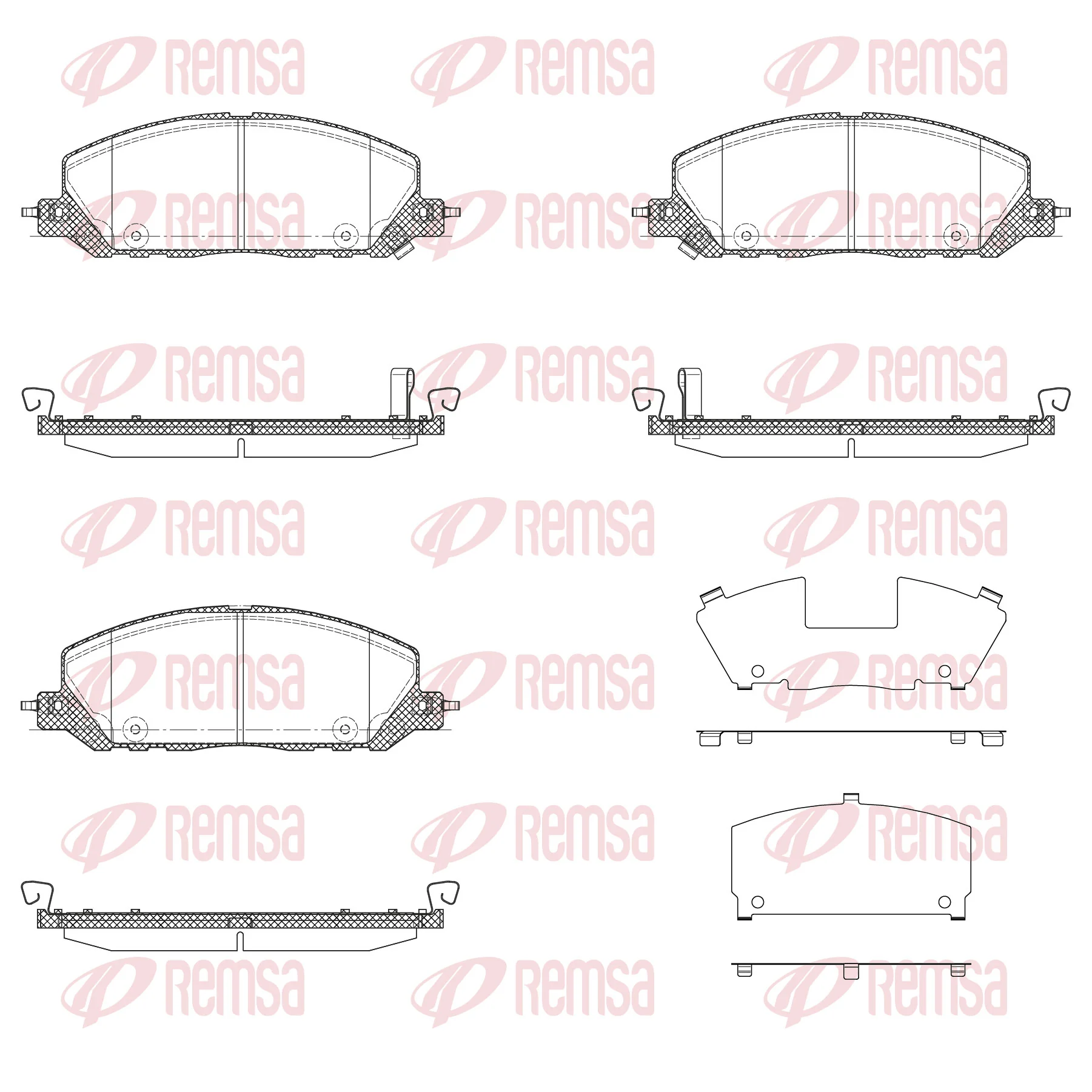 Brake Pad Set, disc brake 1918.08