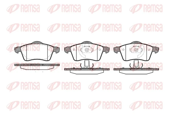 Brake Pad Set, disc brake 0618.00