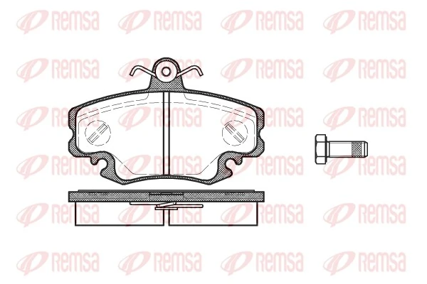 Brake Pad Set, disc brake 0141.10