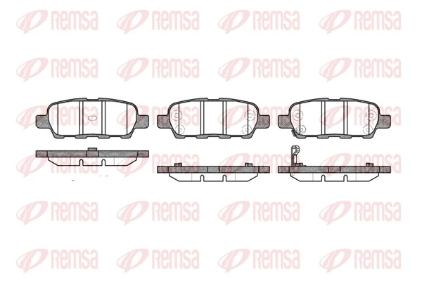 Brake Pad Set, disc brake 0876.01