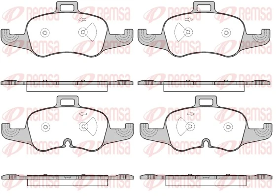 Brake Pad Set, disc brake 1653.00