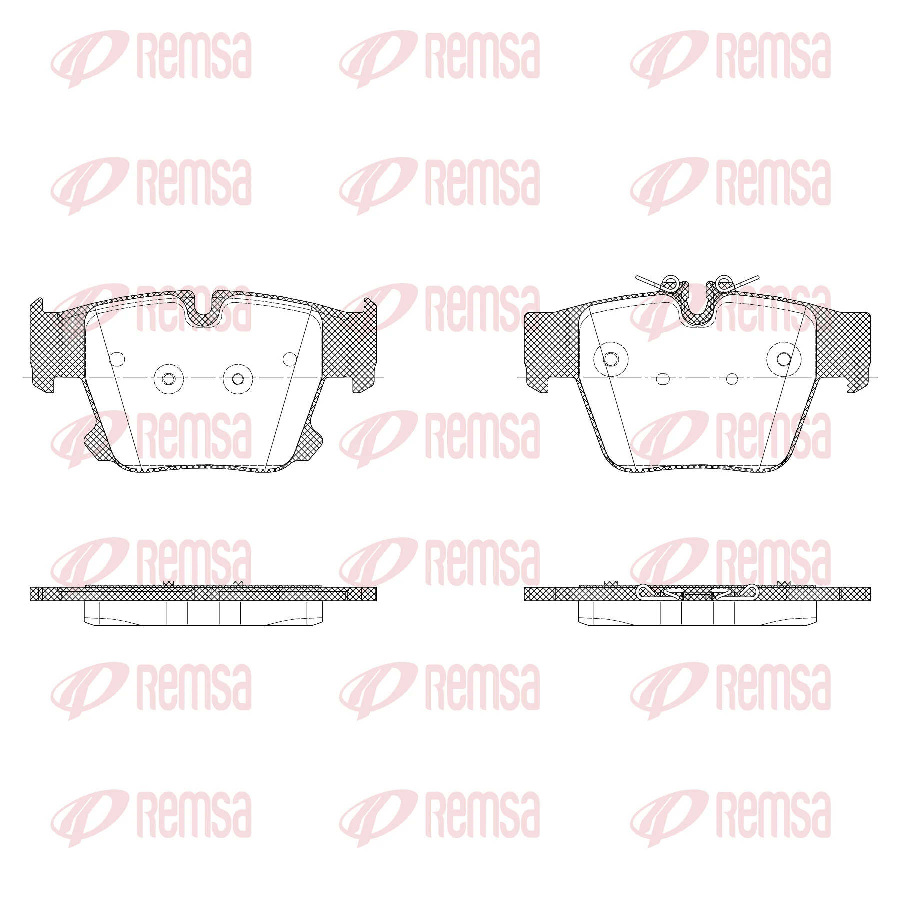 Brake Pad Set, disc brake X2049.00