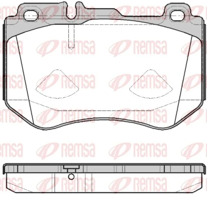 Brake Pad Set, disc brake 1591.00