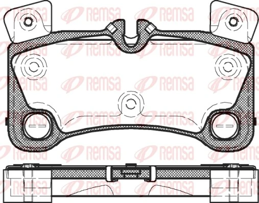 Brake Pad Set, disc brake 1346.00