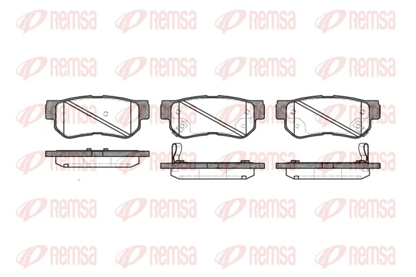 Brake Pad Set, disc brake 0746.32