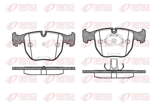 Brake Pad Set, disc brake 0596.10