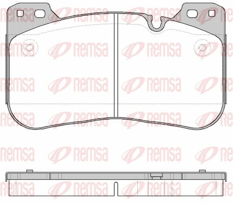 Brake Pad Set, disc brake 1834.00