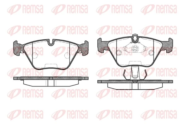 Brake Pad Set, disc brake 0270.25