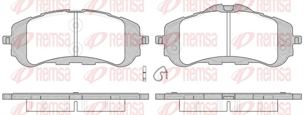 Brake Pad Set, disc brake 1559.00