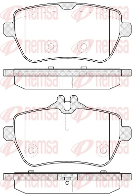 Brake Pad Set, disc brake 1535.00