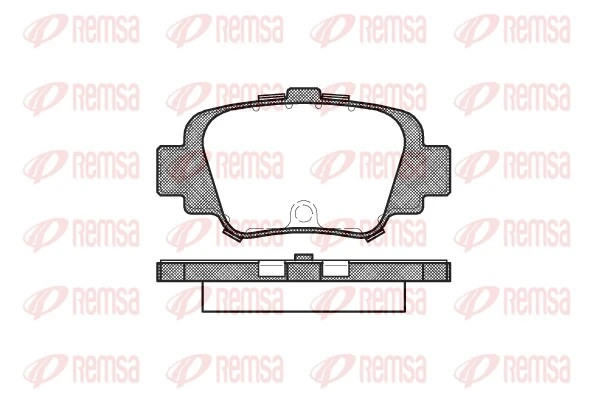 Brake Pad Set, disc brake 0499.00