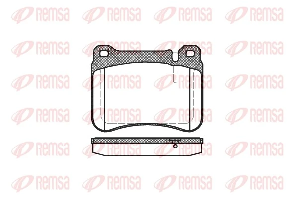 Brake Pad Set, disc brake 1193.00