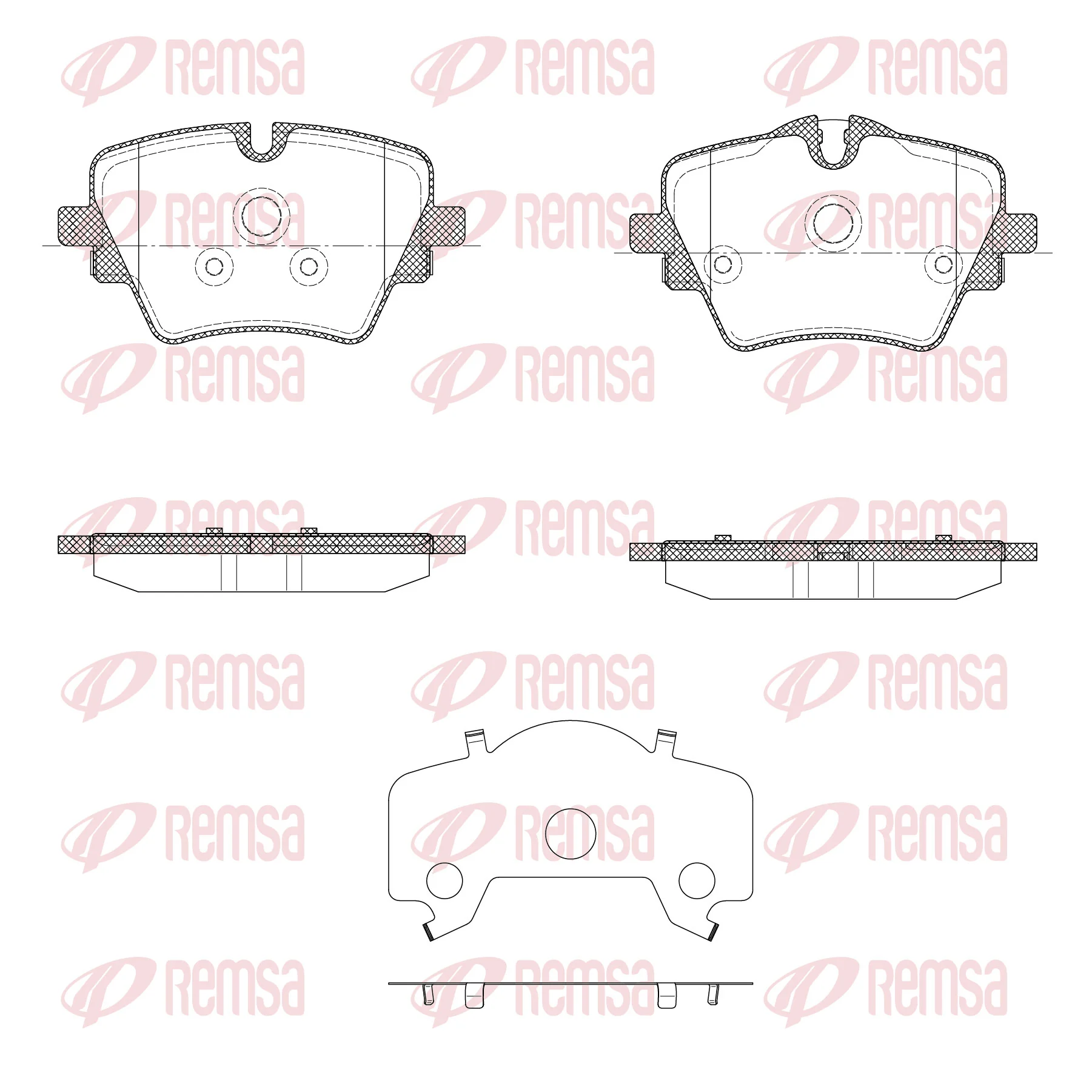 Brake Pad Set, disc brake 1625.00