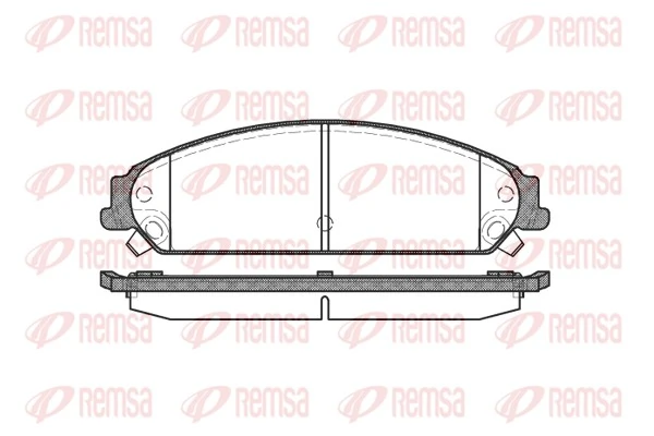 Brake Pad Set, disc brake 1128.08