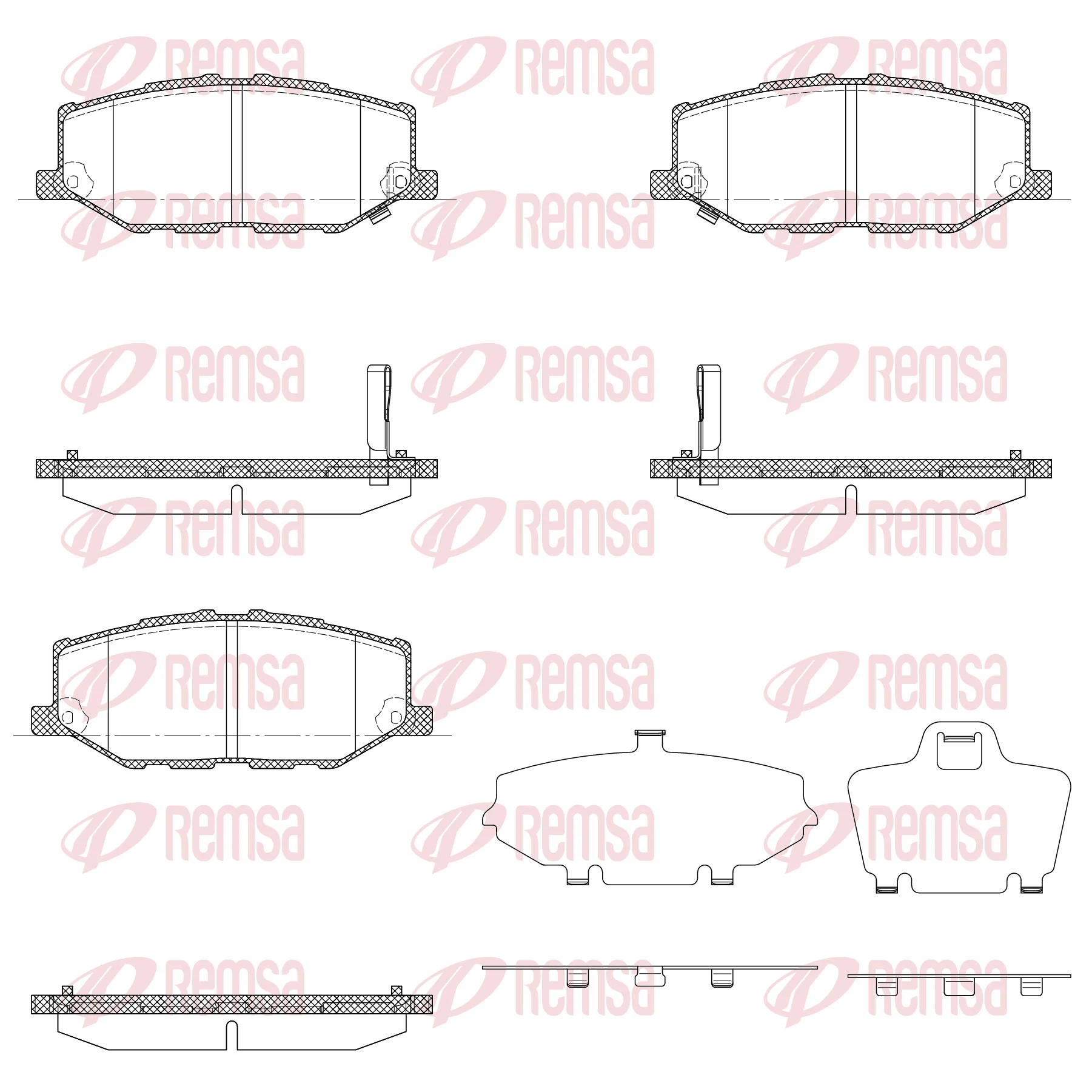 Brake Pad Set, disc brake 1914.02
