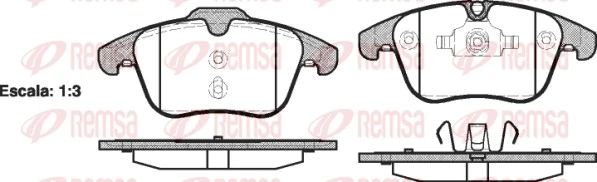 Brake Pad Set, disc brake 1219.00