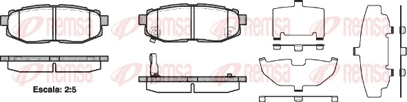 Brake Pad Set, disc brake 1228.01