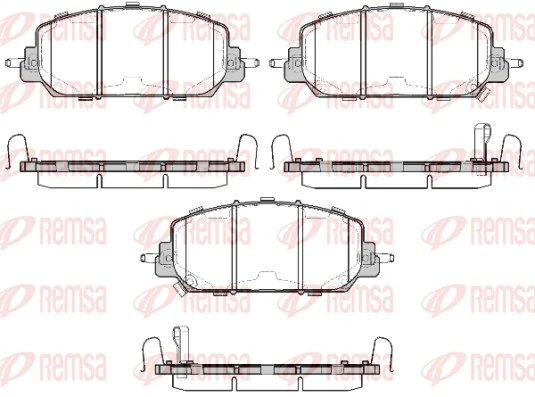 Brake Pad Set, disc brake 1508.22