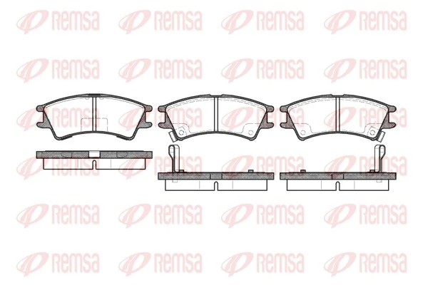 Brake Pad Set, disc brake 0675.02
