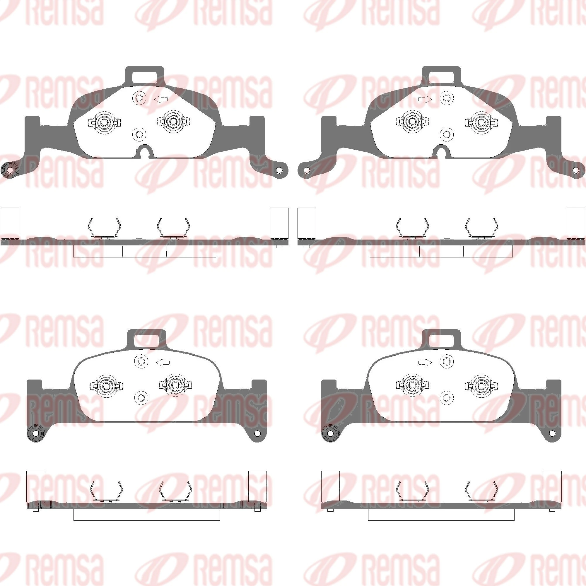 Brake Pad Set, disc brake 1691.10