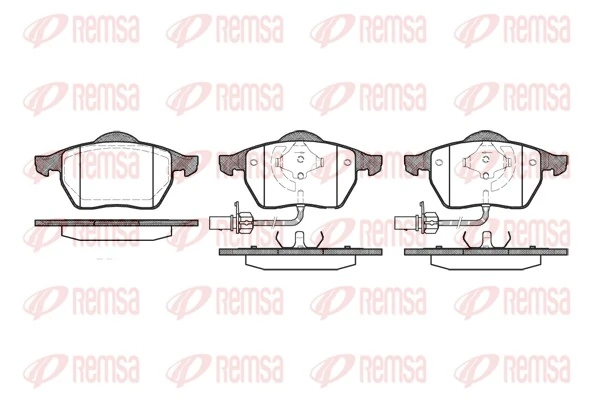 Brake Pad Set, disc brake 0390.22