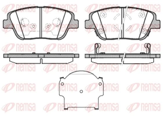 Brake Pad Set, disc brake 1423.02