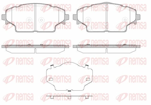 Brake Pad Set, disc brake 1822.00