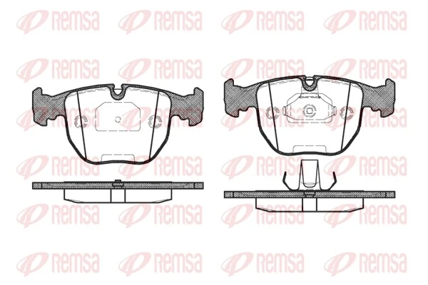 Brake Pad Set, disc brake 0596.00