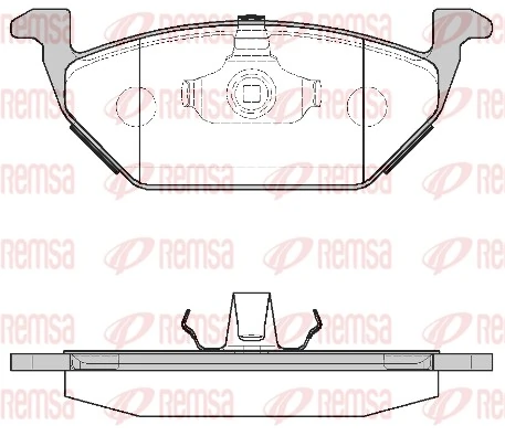 Brake Pad Set, disc brake 0633.00