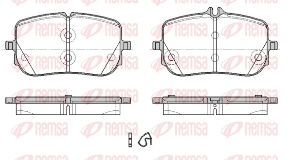 Brake Pad Set, disc brake 1835.00