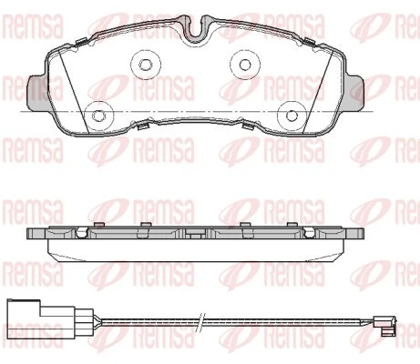Brake Pad Set, disc brake 1932.01