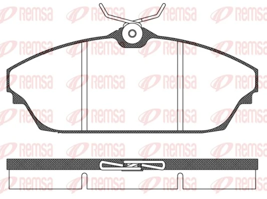 Brake Pad Set, disc brake 1504.00