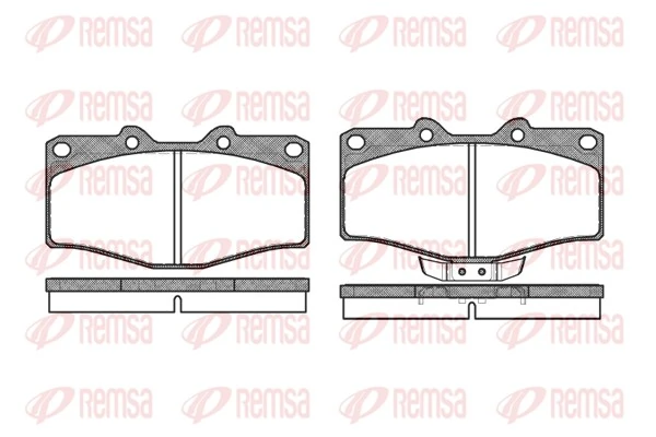 Brake Pad Set, disc brake 0315.02