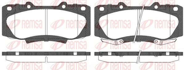 Brake Pad Set, disc brake 1468.02