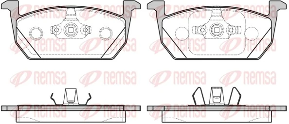 Brake Pad Set, disc brake 1710.00