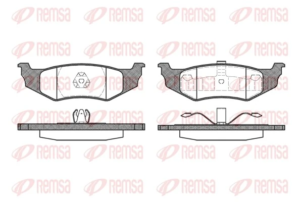 Brake Pad Set, disc brake 0482.40