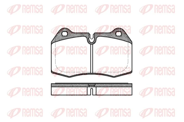 Brake Pad Set, disc brake 0441.00
