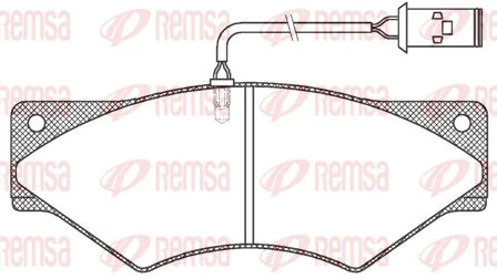 Brake Pad Set, disc brake JCA 436.40