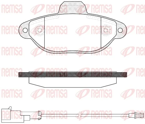 Brake Pad Set, disc brake 0414.22