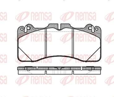 Brake Pad Set, disc brake 1425.10