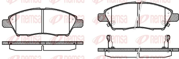 Brake Pad Set, disc brake 1210.02