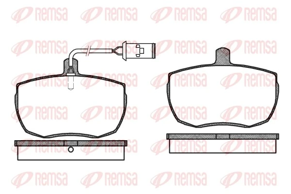 Brake Pad Set, disc brake 0056.22