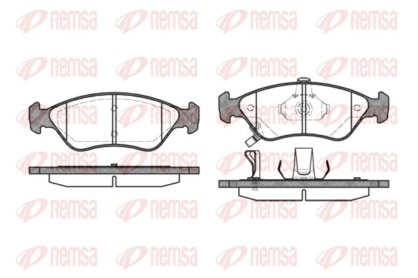 Brake Pad Set, disc brake 0648.02