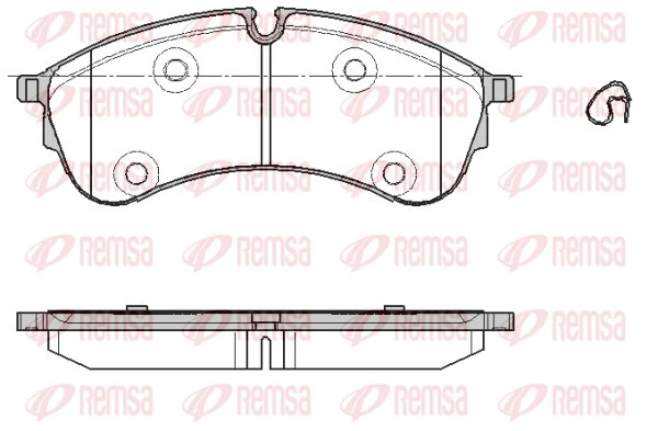 Brake Pad Set, disc brake 1847.00